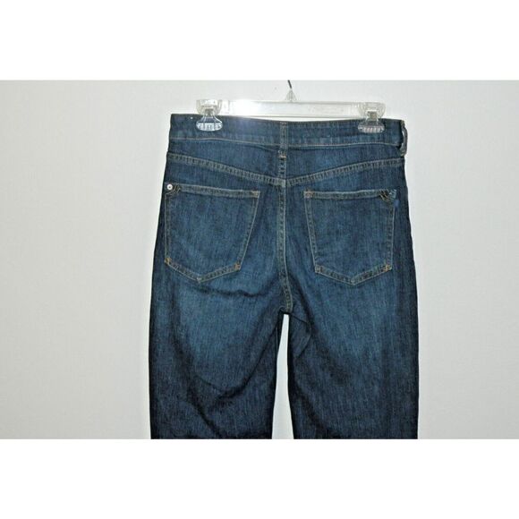 Pilcro Anthropologie Jeans Size 26 The Bow Boyfriend Distressed Dark Wash - Picture 6 of 12